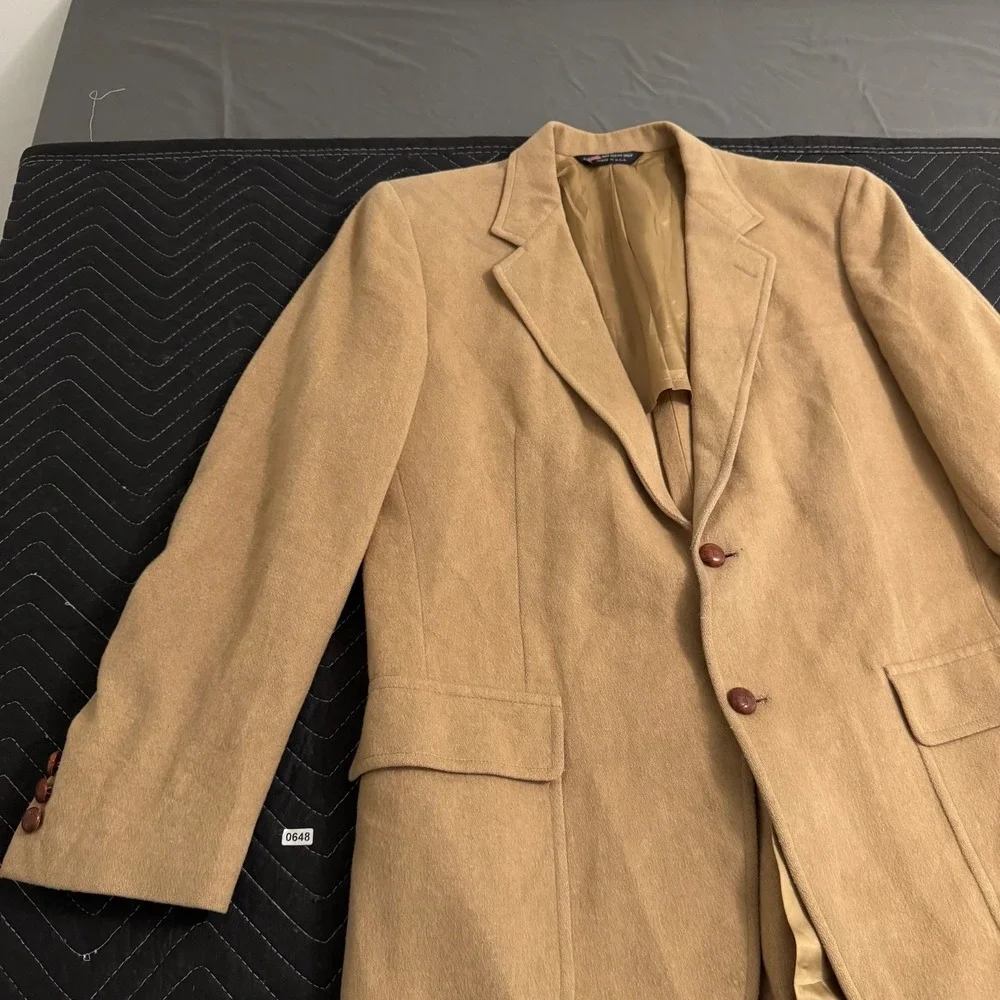 John Alexander Wool Sport Coat Blazer Jacket 2 Button Size 44 Made in USA